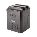 Estabilizador CDP 1000VA (500w) 4 tomas 2 USB-A 2 USB-C Black